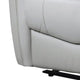 Teren Power Recliner Loveseat | 63’’ | Gray Grain Leather | Cuphoders BM340304