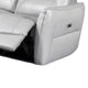 Teren Power Recliner Sofa | 86’’ | Contemporary Gray Grain Leather BM340305