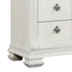 Naddy Wide Dresser | White Pine Wood | 9 Drawers w Metal Handles BM340310