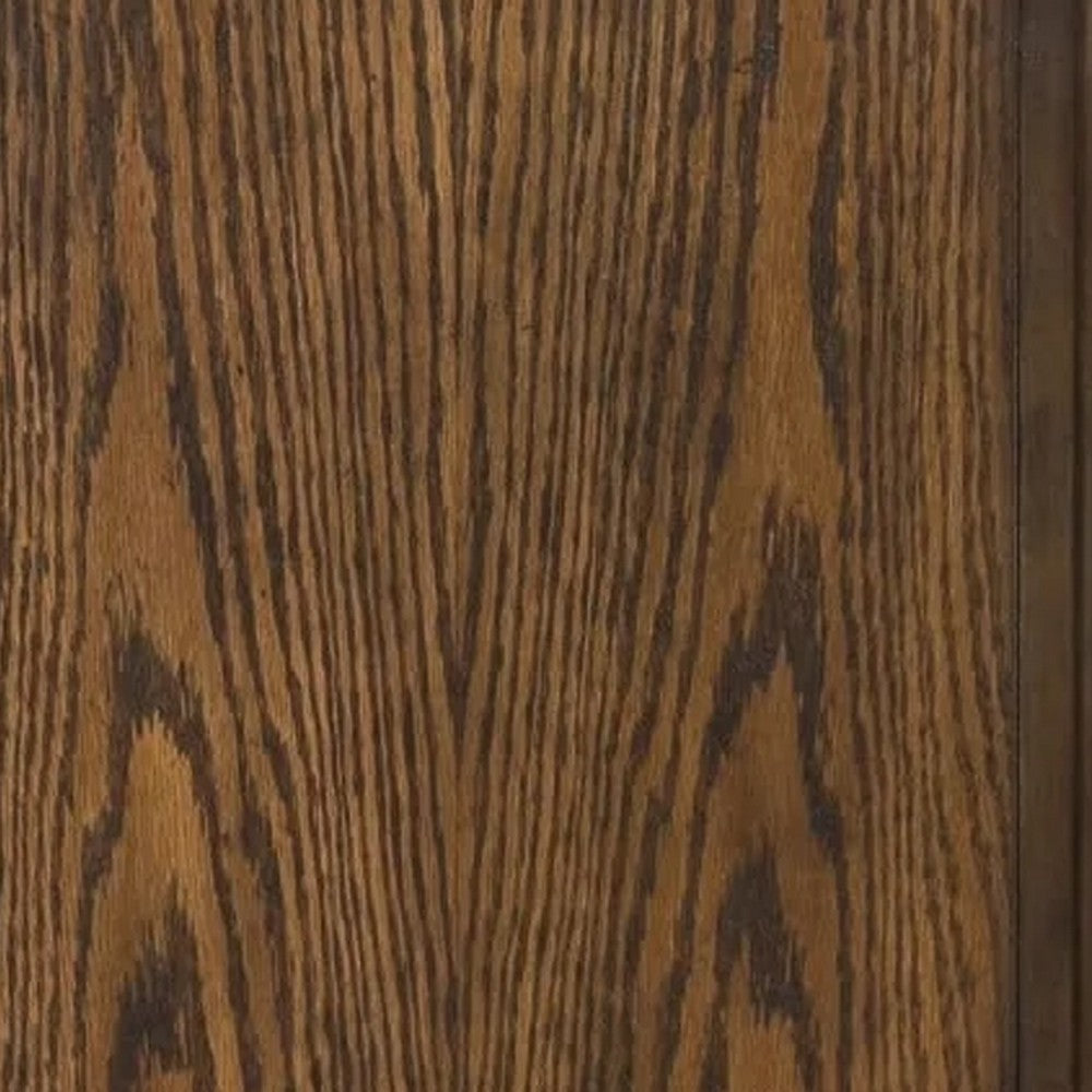 Naddy Tall Dresser Chest | Ornate Carving | Brown Pine Wood BM340311