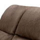 Heny Manual Reclining Loveseat | Brown Fabric Seating | 68’’ No Sag BM340315