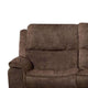 Heny Manual Reclining Sofa | Brown Fabric Seating | 88’’ | No Sag BM340316