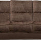 Heny Manual Reclining Sofa | Brown Fabric Seating | 88’’ | No Sag BM340316