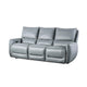 Pono Power Reclining Sofa | Pale Blue Top Grain Leather | 85’’ | Zero Gravity BM340320