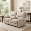 Pono Power Recliner Loveseat | Beige Top Grain Leather | Zero Gravity BM340321