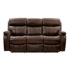 Runy Power Recliner Sofa | Pillowy Brown Top Grain Leather | 86’’ BM340325