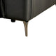 Cuny Power Reclining Sofa | Black Faux Leather | 88" Wall Hug