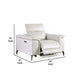 Cuny Power Recliner Chair | Taupe Gray Faux Leather | Wall Hug Back BM340327