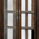 Naddy 81’’ Curio China Cabinet | 2 Glass Doors 4 Shelves | Brown Solid Wood BM340330