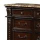 Kera Classic Dresser | 69’’ | 12 Drawers | Sculpted Cherry Brown Wood BM340334