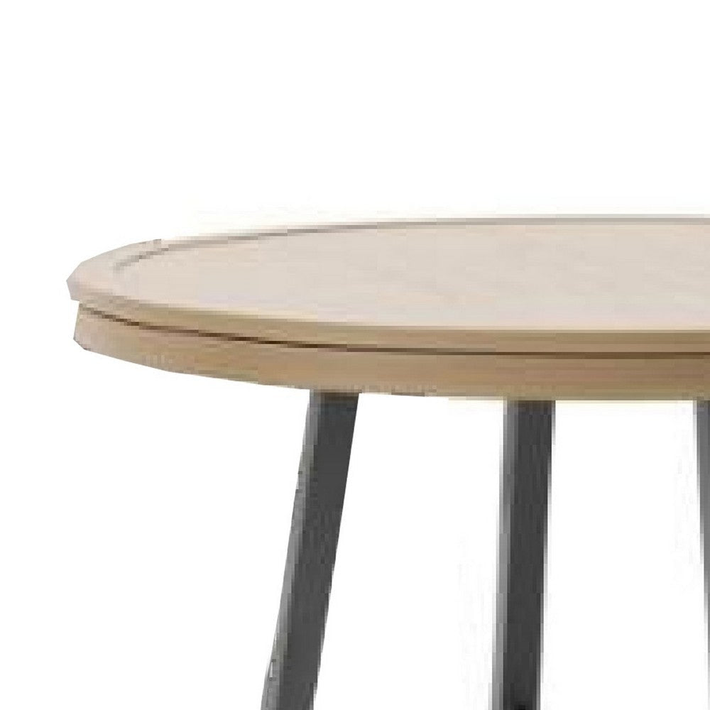Nily Outdoor Game Table | 51’’ Round Top w Inlaid Chess Board BM340341