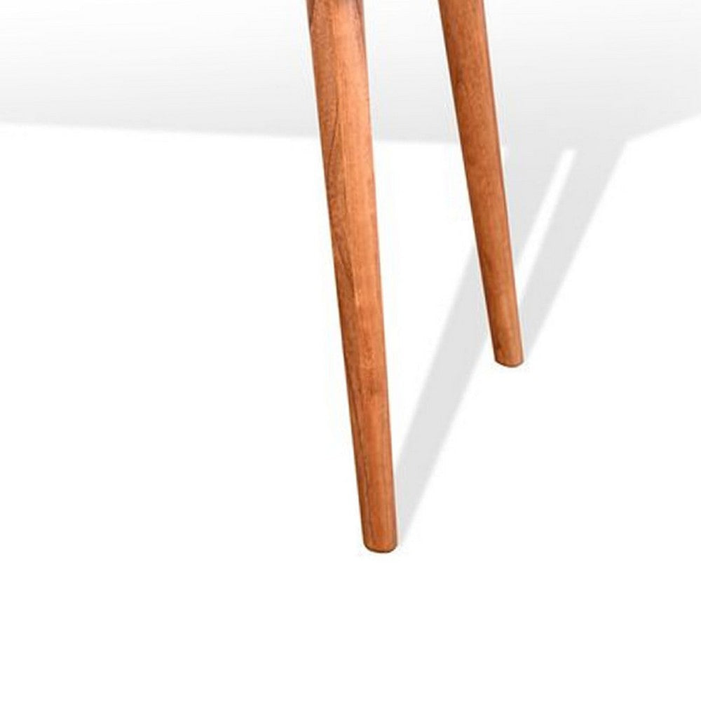 Amy Writing Desk | 48’’ Rectangular Tabletop | 3 Drawers | Brown Solid Wood BM340365