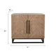 Dimy Accent Cabinet | 36" | 2 Doors w Adjustable Shelves | Brown Solid Wood