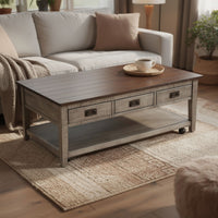 Weathered Gray, Dark Brown