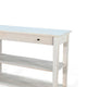 Meny Sofa Console Table | 71’’ w Shelves | Light Gray Solid Wood BM340376