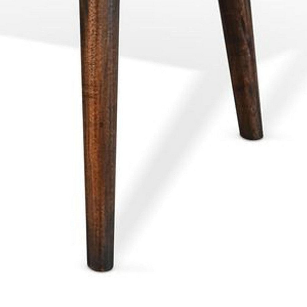 Neva Coffee Table | 48" Rectangular | Dark Brown Solid Wood