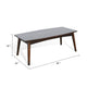 Neva Coffee Table | 48’’ Rectangular | Dark Brown Solid Wood BM340382