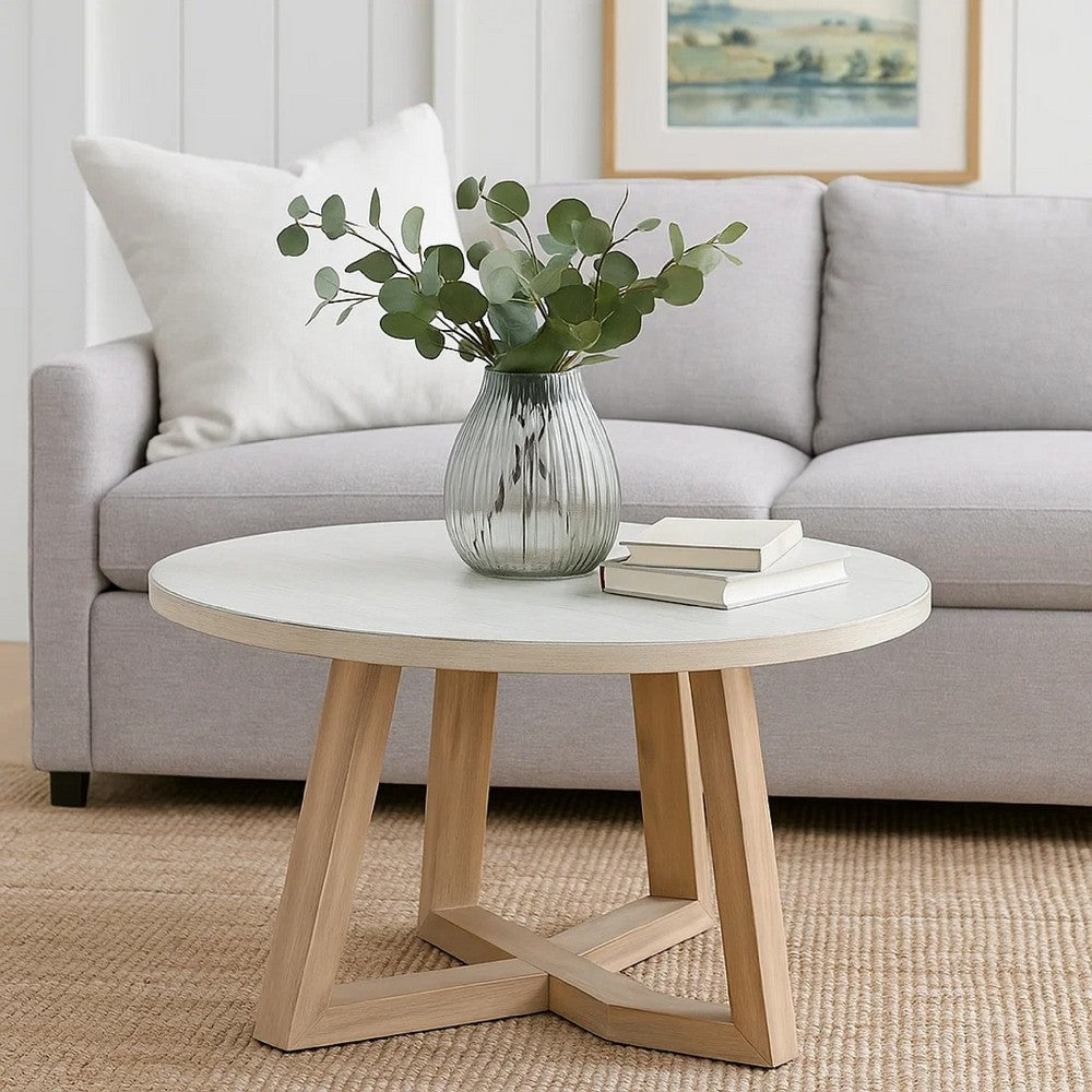 Dilly Side End Table | Cross Pedestal Base | Light Gray | 28" Solid Wood