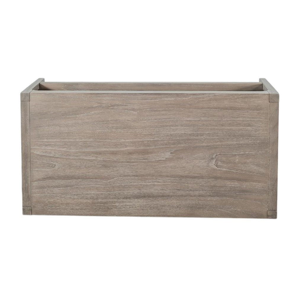 Fela Coffee Table | 52’’ Rectangular Top | Natural Brown Solid Wood BM340388