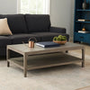Fela Coffee Table | 52" Rectangular Top | Natural Brown Solid Wood