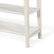Pela Sofa Console Table | 42’’ Top | 2 Shelves | Light Gray Solid Wood BM340393