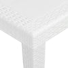 Patio Dining Table | White Textured | 31’’ Square Tabletop BM340417