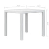 Patio Dining Table | White Textured | 31’’ Square Tabletop BM340417