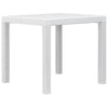 Patio Dining Table | White Textured | 31" Square Tabletop
