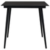 Zimo Indoor/Outdoor Dining Table | Sleek Black Steel Body | 32’’ Glass BM340418