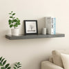 Zyno Wall Shelf | 32’’ | Glossy Gray MDF Body | Modern Design