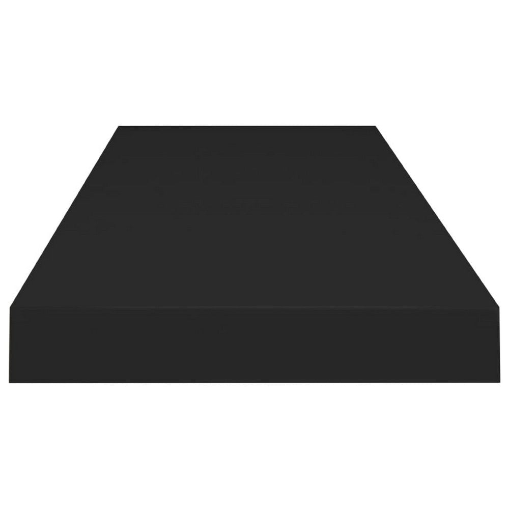 Zyno Wall Shelf | 32’’ | Matte Black MDF Body | Modern Design