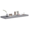 Zyno Wall Shelf | 32’’ | Matte Gray MDF Body | Modern Design