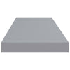 Zyno Wall Shelf Set of 2 | Matte Gray MDF Body | Modern Design 32’’