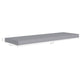 Zyno Wall Shelf Set of 2 | Matte Gray MDF Body | Modern Design 32’’