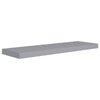 Zyno Wall Shelf Set of 4 | Matte Gray MDF Body | Modern Design 32’’