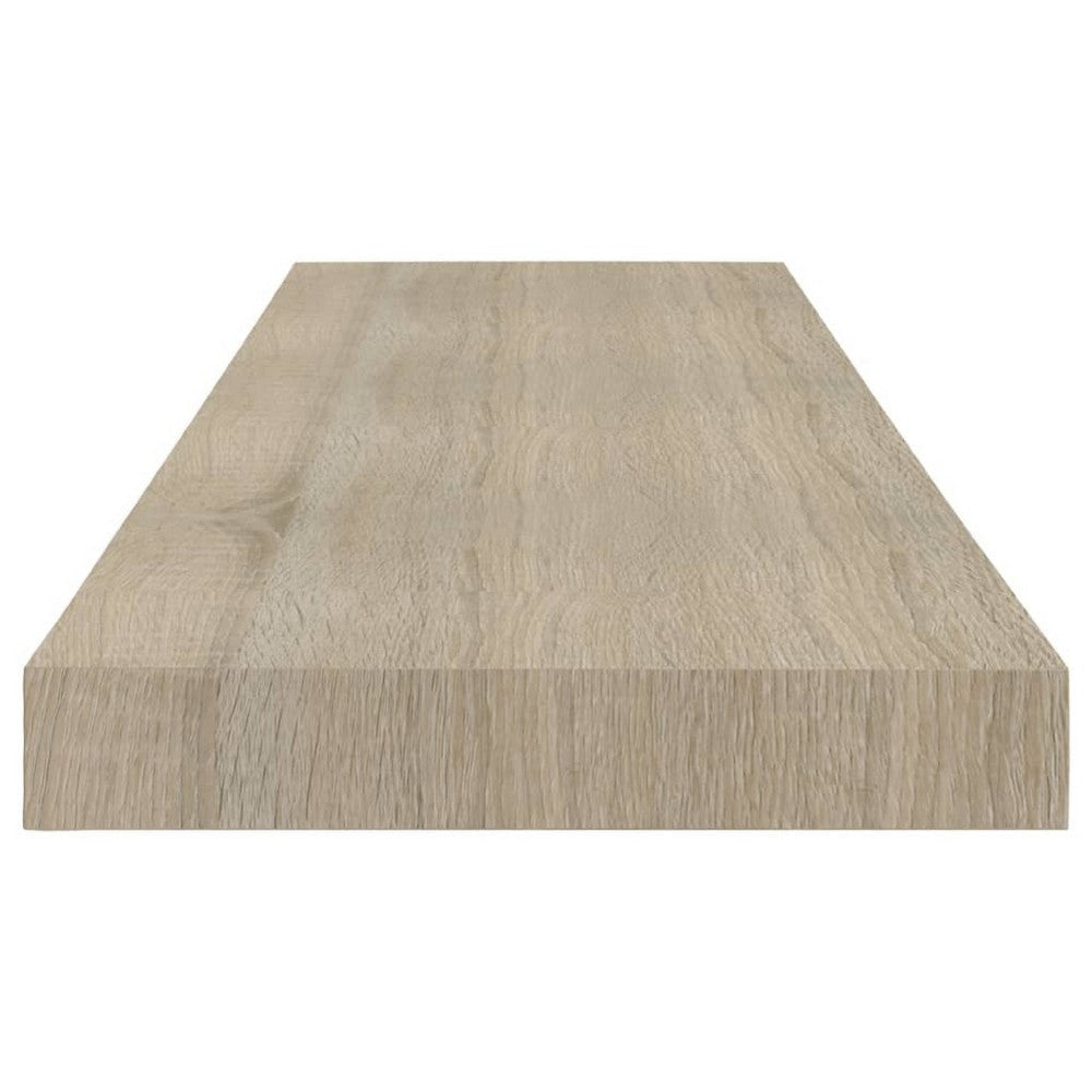 Zyno Wall Shelf | 32’’ | Oak Brown MDF Body | Modern Design