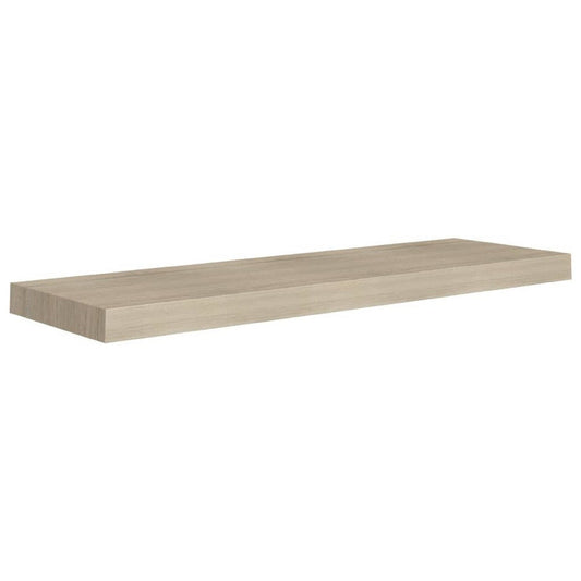 Zyno Wall Shelf | 32" | Oak Brown MDF Body | Modern Design