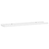 Yuli Wall Shelf Set of 2 | Raised Ledge Design | Classic White 32’’