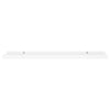 Yuli Wall Shelf Set of 2 | Raised Ledge Design | Classic White 32’’