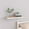 Zyno Wall Shelf | 32’’ | Natural White & Oak Brown Finish BM340433