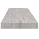 Zyno Wall Shelf | 32’’ | Industrial Style Concrete Gray MDF BM340435