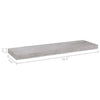 Zyno Wall Shelf | 32’’ | Industrial Style Concrete Gray MDF BM340435