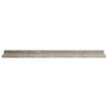 Yuli Wall Shelf Set of 2 | Concrete Gray | Raised Ledge Design 32’’