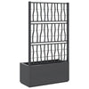 Garden Planter w Trellis | Dark Gray Polypropylene | 55’’ BM340444