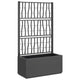 Garden Planter w Trellis | Dark Gray Polypropylene | 55’’ BM340444
