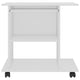 Gulo Computer Desk | 2 Shelves | Keyboard Tray | 32’’ | White Wood BM340448