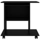 Gulo Computer Desk | 2 Shelves | Keyboard Tray | 32’’ | Black Wood BM340449