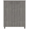Shoe Cabinet | Gray Solid Pine Wood w Block Legs | 4 Shelves | 43’’ BM340455