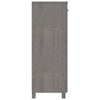 Shoe Cabinet | Gray Solid Pine Wood w Block Legs | 4 Shelves | 43’’ BM340455