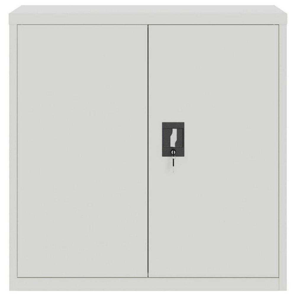 Filing Cabinet | Matte Gray Steel Body | 2 Adjustable Shelves | 35’’ BM340457